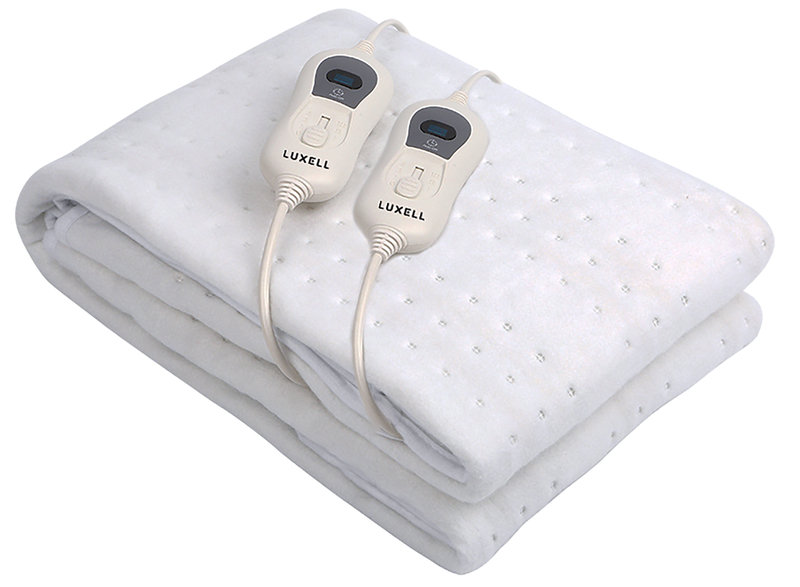 LUXELL - Full-Fit Electric Blanket - All Night Use / DOUBLE - 188x137cm