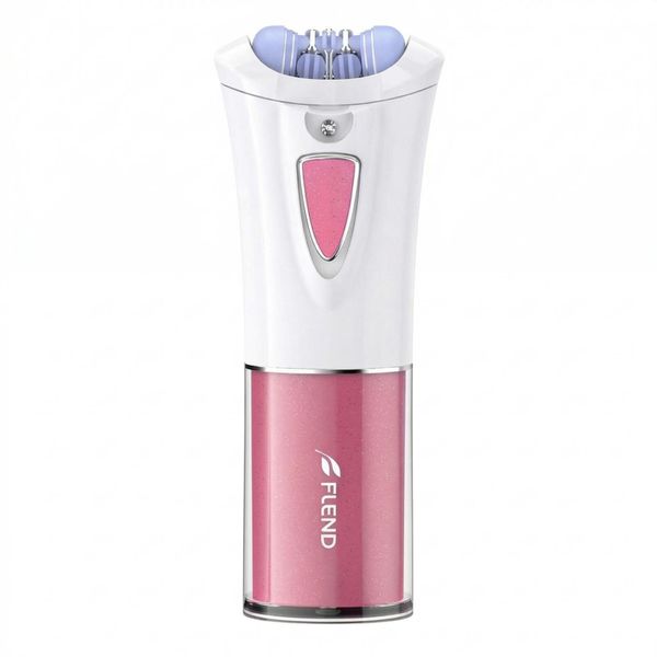 Mini Electric Epilator &amp; Facial Hair Remover with 9-Tweezers &amp; LED Light