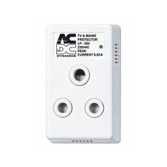 ACDC - Lightning Protection Mains Plug Grey