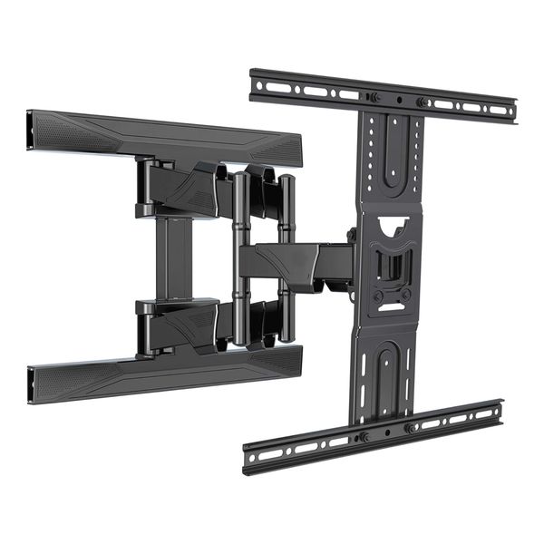 Full Motion Wall Mount TV Bracket with Swivel &amp; Tilt For 45-75 Inch TVs
