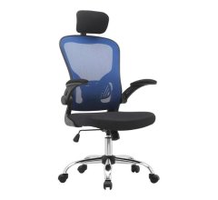 Linx Jackson High-Back Mesh Chair - Blue