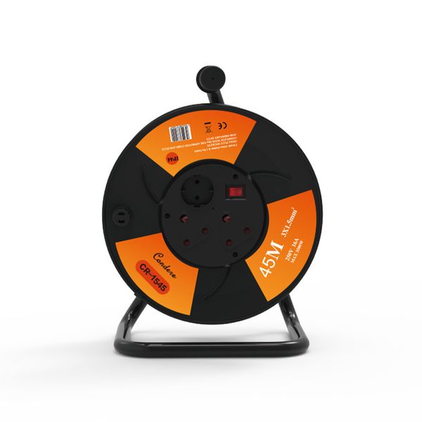 Condere 45m Copper Extension Cord Reel - Electrical Cord Storage Reel