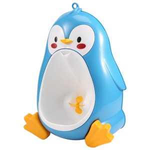Baby Boy Toilet Training Penguin Stand Vertical Urinal Blue