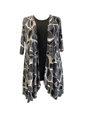 Plus Size Bon bon Open Jacket