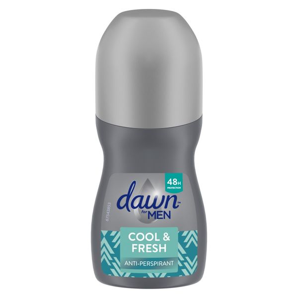Dawn Men Cool + Fresh Anti Perspirant Roll-On - 45ml (6 Pack)