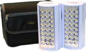 2 x UltraTec Rechargeable Emergency/Camping Lantern &amp; Power Bank - 800 Lumen