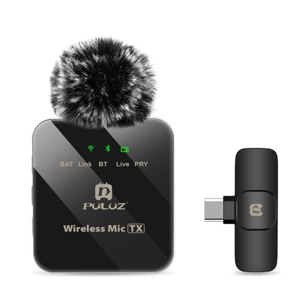 DW Wireless Lavalier Microphone For Type-c - Puluz - PU646B