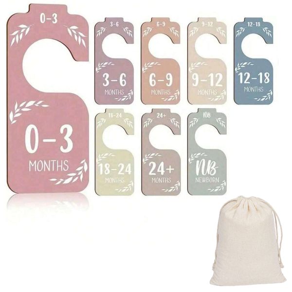 Colours Baby Clothes Cupboard Hanger Dividers