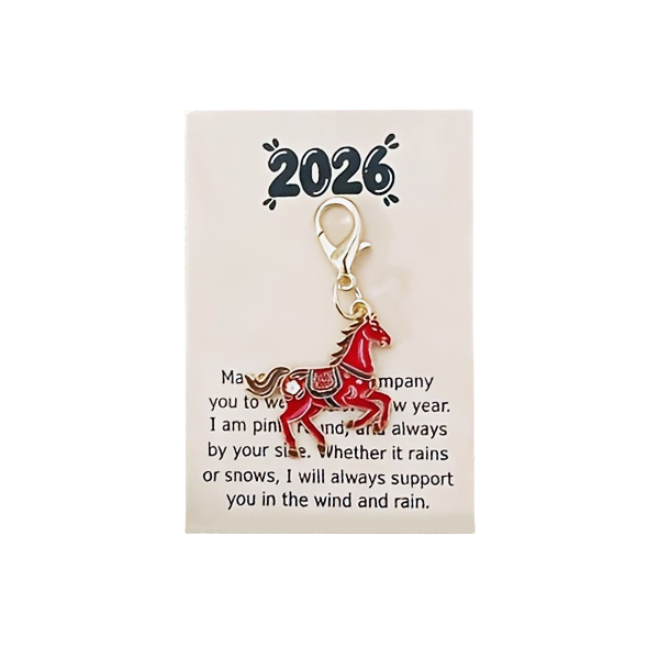 2026 Year of the Horse Key Charm