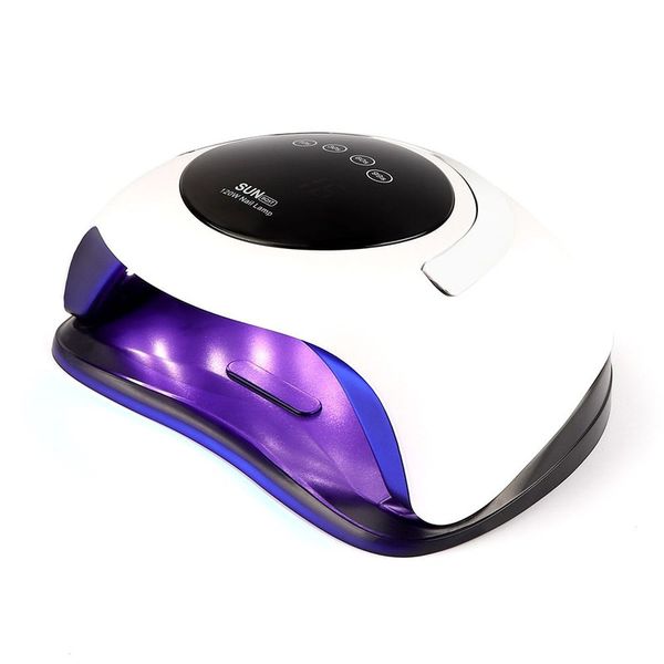 UV LED Nail Lamp, 120W Faster Gel Nail Dryer Professional Curing Lamp