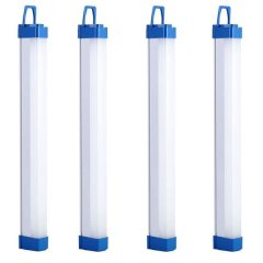 Set of 4 90W Rechargeable 50cm Emergency LED Tube Light