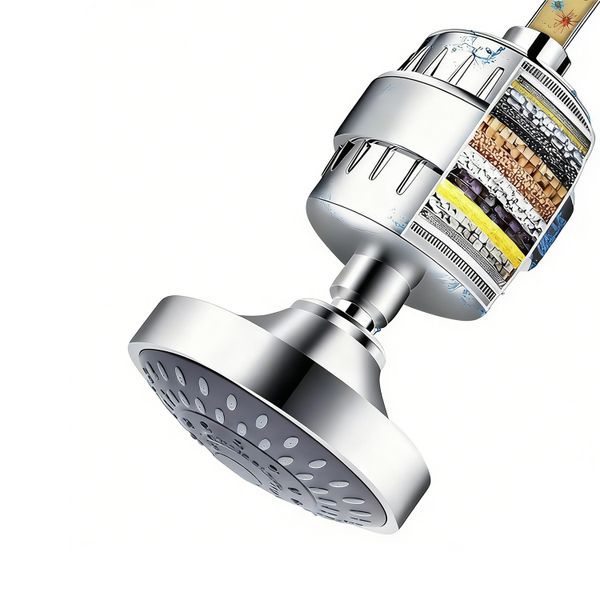 Shower Head with 20 Stage Filtration 5 Spray Settings Filtered Showerhead