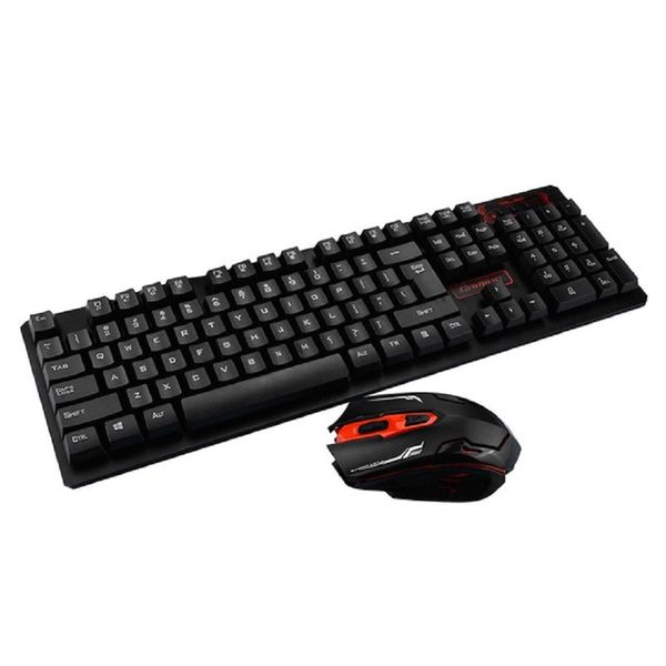Gaming 2.4GHz Wireless Keyboard &amp; Wireless Optical Mouse