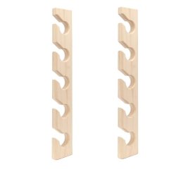 2 Pieces Hat Rack for Wall Wooden Baseball Caps Organizer