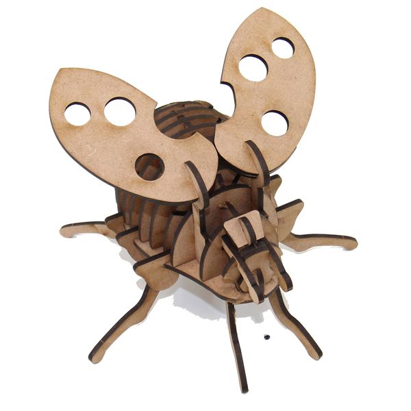Wow We - 3D Wooden Model Insects Lady Bug