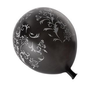 Helium Balloons - Party Accessories &amp; Supplies - Black Design - 1 Piece
