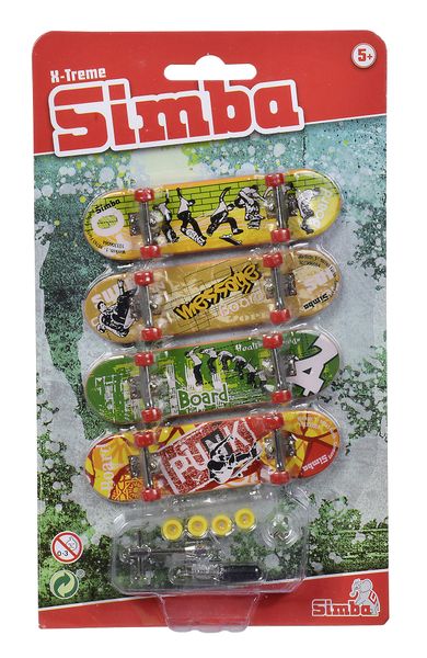 Simba Toys Finger Skateboard 4 Piece Set