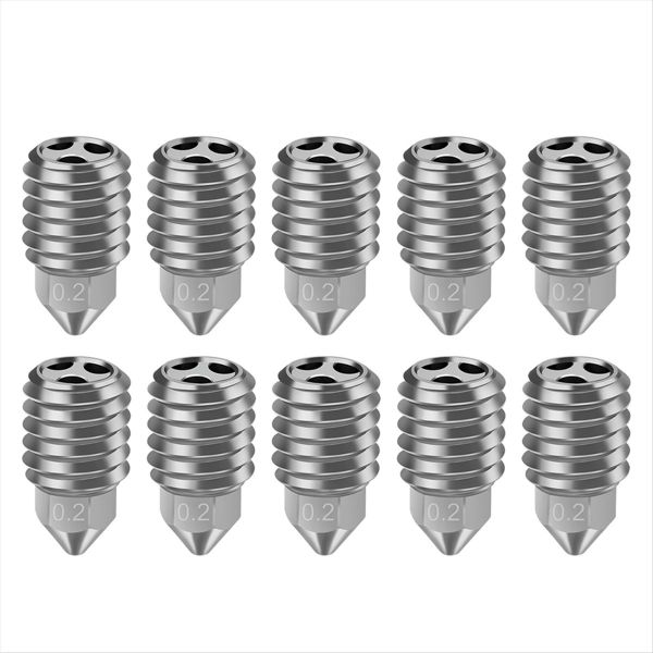 for Bambu Lab X1 X1C P1S P1P Copper Plated Nozzle Compatible with Universal