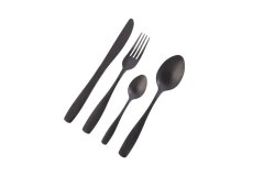 Nicolson Russell Bella Cas 4 Piece Cutlery Set - Matte Black