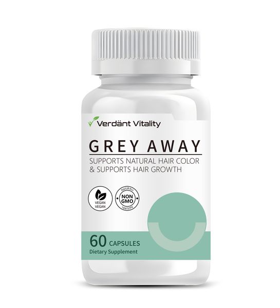 Verdant Vitality - Grey Away Advanced Anti-Grey Hair Supplement - 60's