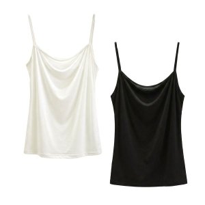 Women's Ultra-Thin Spaghetti Strap Camisole Tank Top - Pack of 2