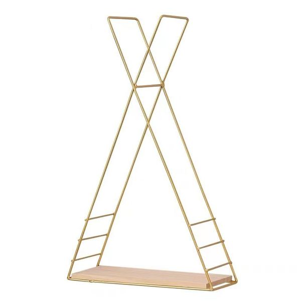 Home Decor Wall Mounted Triangular Storage Floating Shelf