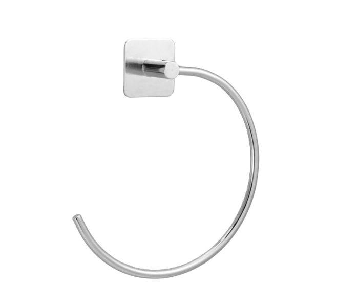 C-Shaped Towel Ring, Chrome