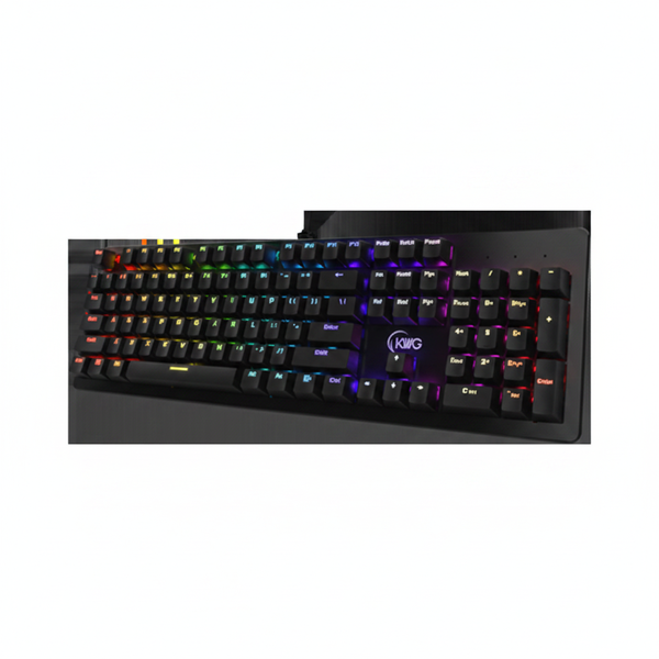 KWG Mechanical RGB Gaming Keyboard with Wired USB Connection