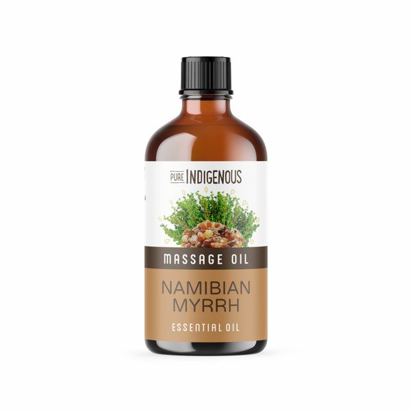 Pure Indigenous Namibian Myrrh Massage Oil 100ml - Natural Healing Body Oil