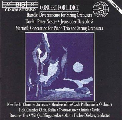 Concert for Lidice (Grube, Fischer-dieskau, New Berlin Co) (CD / Album)