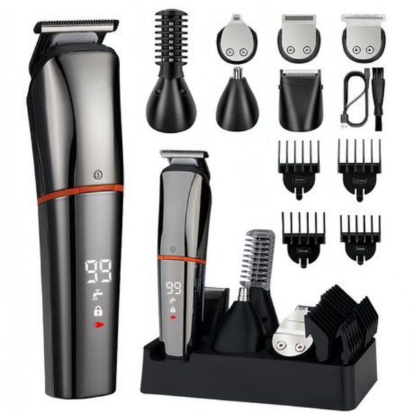 Hair Clipper Beard Trimmer 6 in 1 Grooming Set