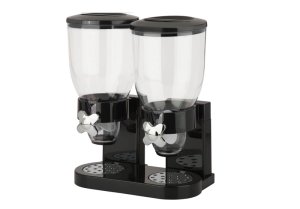 1000gms Double Barrel Cereal Dispenser with Portion Control - Maroon