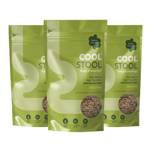 Cool Stool - Gut Health, High Fibre Super Seed Mix - Trio Pack - Original