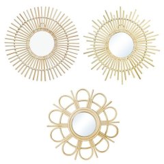 Inspire Mirror Set 3 Bamboo