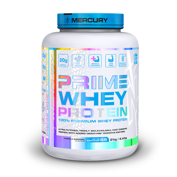 TNT Mercury Prime Whey 100% Pure Whey Protein Powder - VanillaCaramel - 2kg
