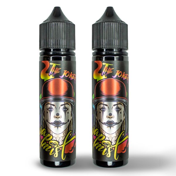 2 x Vape Juice 9mg Mystery flavour 60ML - Vape Mist The Joker