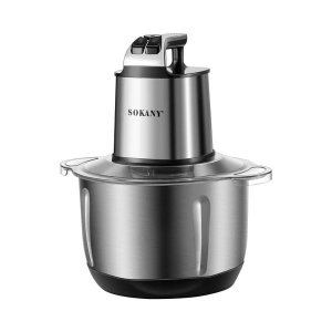 5L Fast Electric Food Chopper Stainless Steel Meat Grinder 1000W