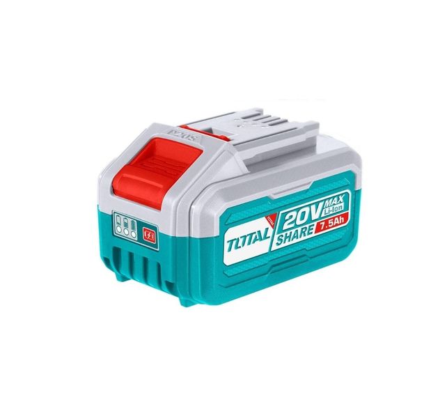 Total Lithium-Ion 20V 7.5Ah Battery Pack Led Batt Pow Indicator- 2 Pack