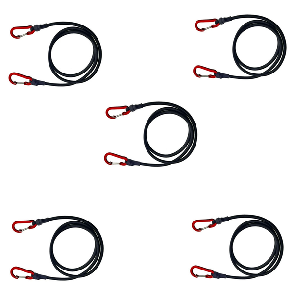 Elastic Rope Carabiner For Kayaking Cycling Luggage Packing 90Cm