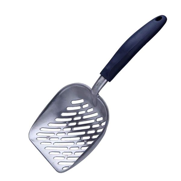 Cat Litter Scoop with Long Handle - Black