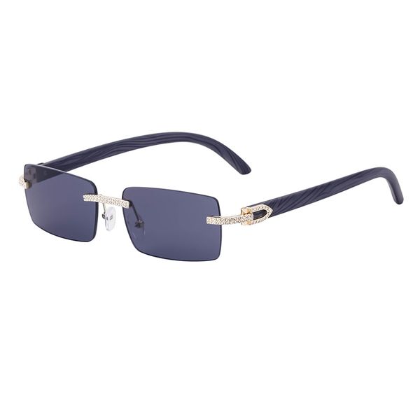 ZELTRYN European and American Retro Frameless Men's Sunglasses