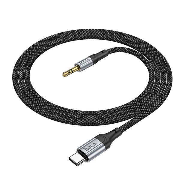 types c to 3.5mm AUX Audio Cable 1m - Hi-Fi Music Adapter - HOCO UPA26