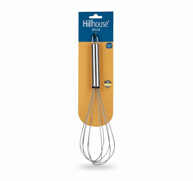 Hillhouse Stainless Steel Egg Whisk 30 cm - Durable Kitchen Tool