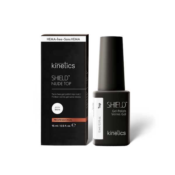 Kinetics Nails Nude Top Coat - Stone 15ml