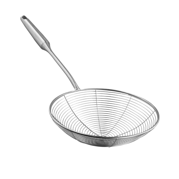 Spider Strainer Stainless Steel Metal Frying Basket With Long Handle