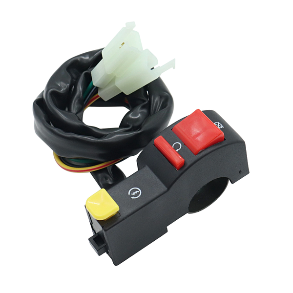 KR Custom Motorcycle ON/OFF &amp; Start Switch: 22mm