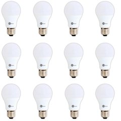 LED Basic 4W E27 A60 Opal Bulb 6000K- 12 Pack