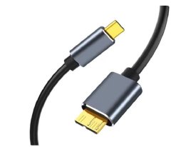 USB-C to Micro B Fast Charge 5Gbp/s Sync For External Hard Drive/Camera/PC
