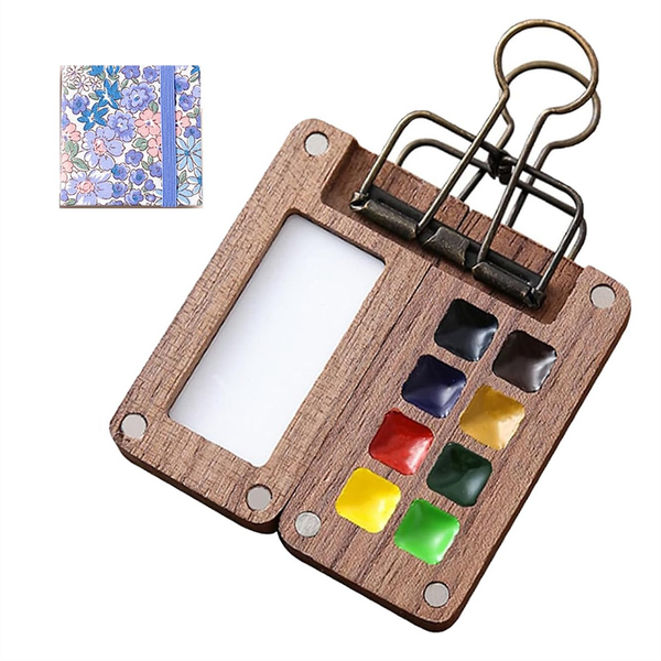 Travel Ready Paint Palette Bundle Mini Travel Paint Palette Acrylic a