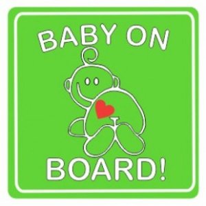 Redfern Baby On Board Sign